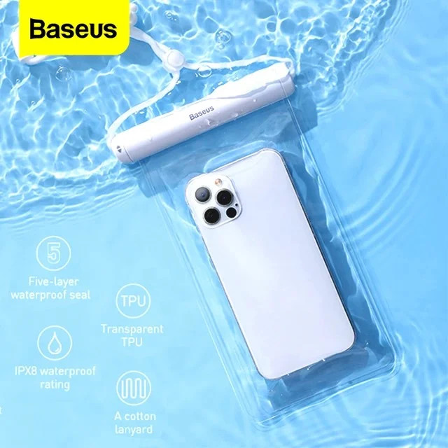 Túi Chống Nước Điện Thoại Baseus Cylinder Slide-cover Waterproof Bag Pro IPX8 - hàng chính hãng