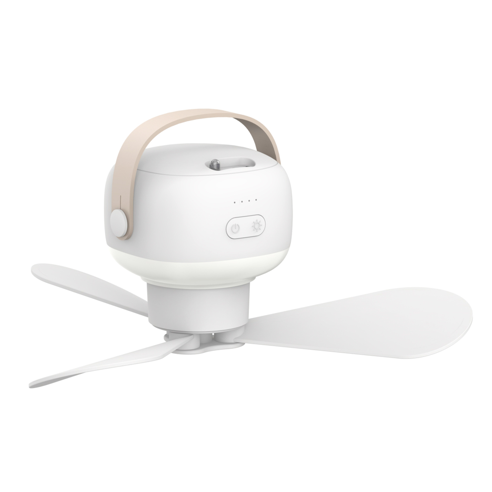 Quạt trần đa năng USB Tiross TS2286, công suất 5W, có điều khiển và đèn LED  - Hàng chính hãng