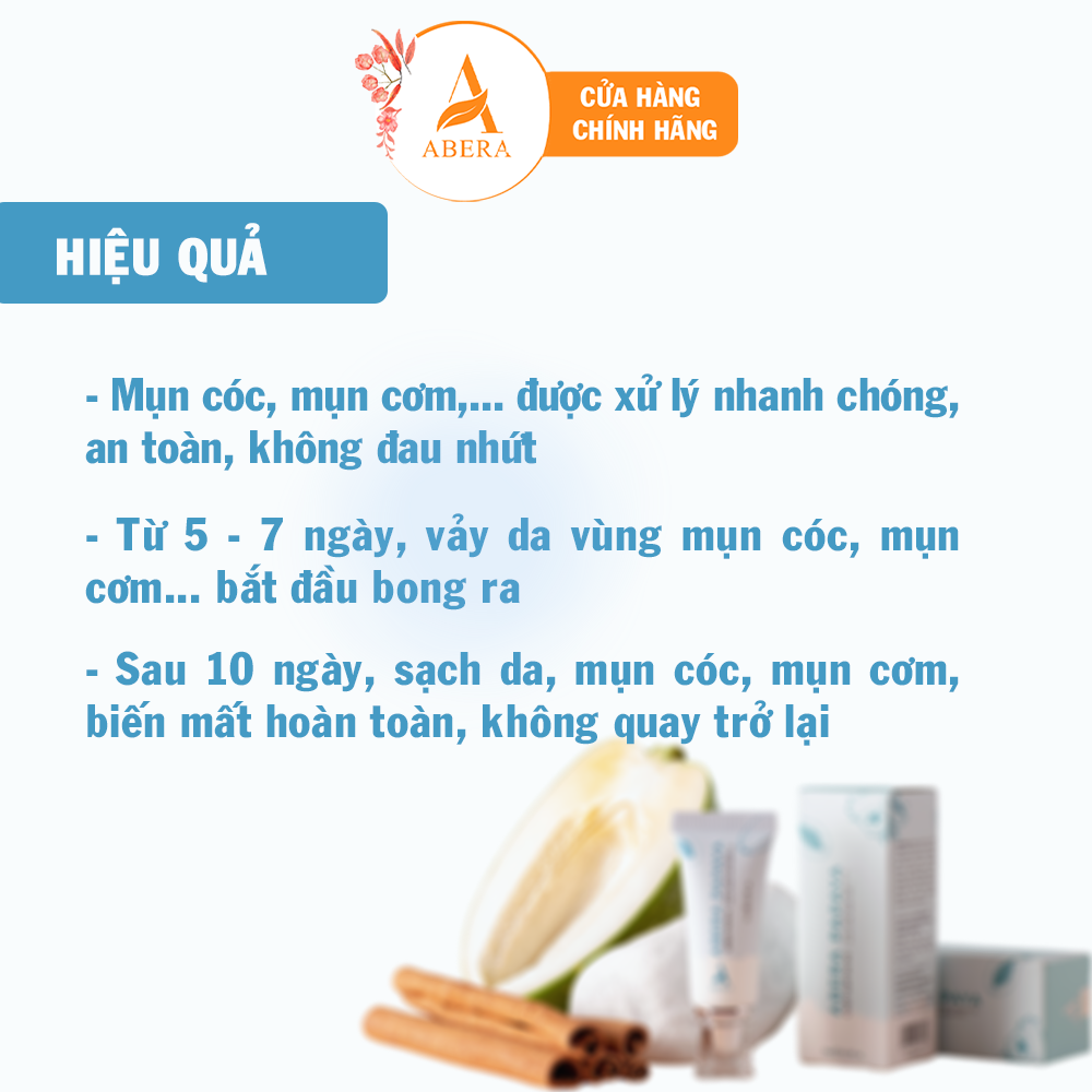 Tinh Chất Đu Đủ Xanh Abera Papaya 7ml - Tinh chất xử lý Mụn Cóc, Mụn Cơm,...