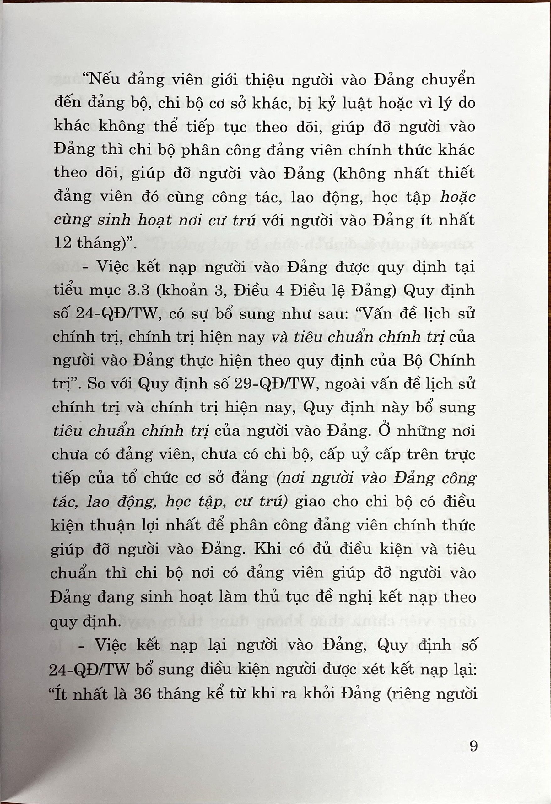 Hỏi - Đáp về quy định và hướng dẫn thi hành điều lệ Đảng