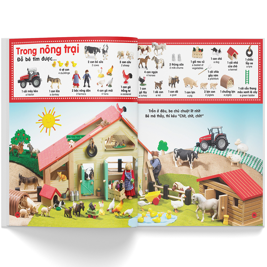 Từ Điển Bằng Hình Cho Trẻ Mầm Non - Trốn Tìm Những Từ Đầu Tiên