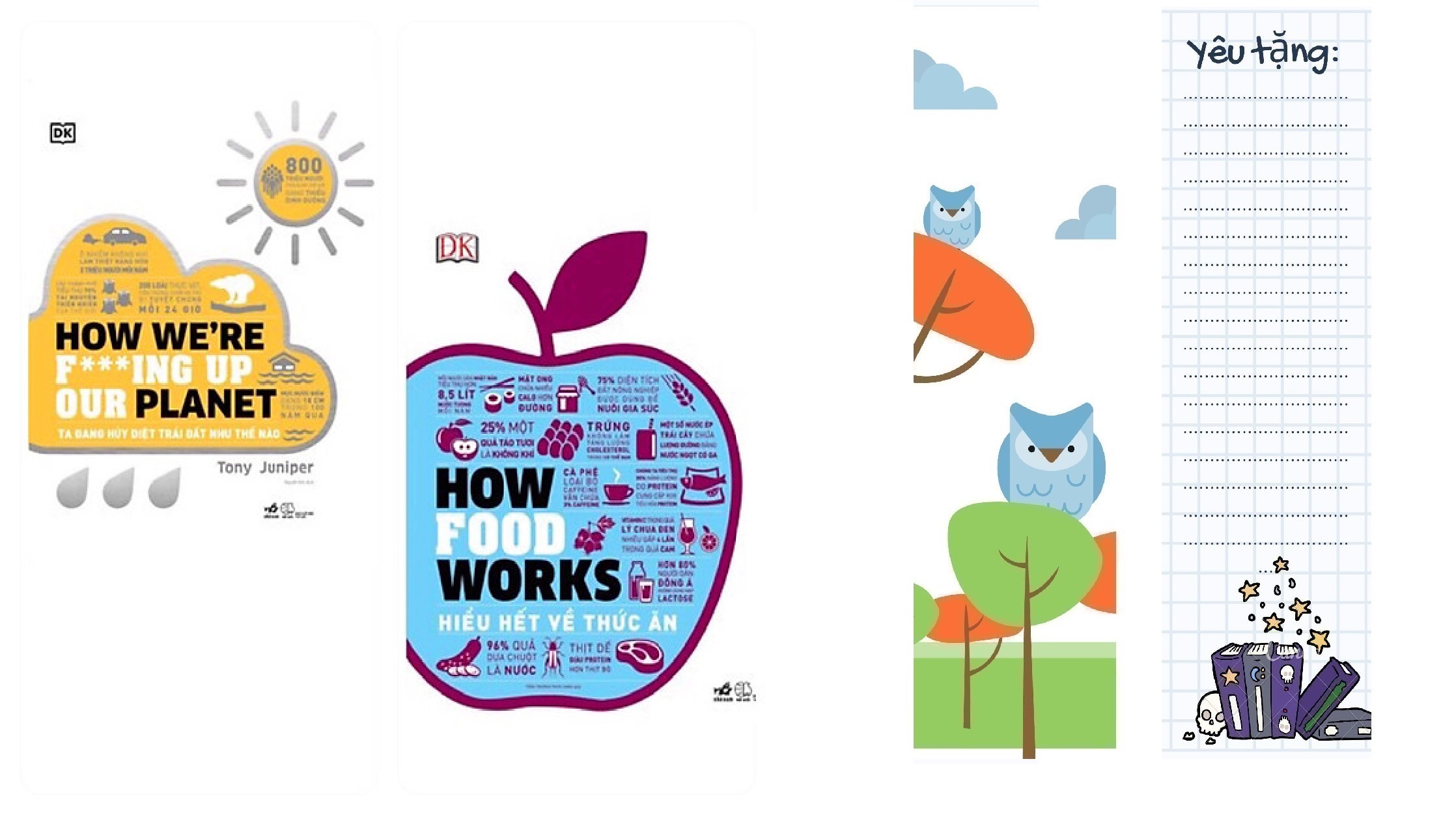 Combo 2 cuốn: HOW WE’RE F***ING UP OUR PLANET – TA ĐANG HỦY DIỆT TRÁI ĐẤT NHƯ THẾ NÀO + HOW FOOD WORKS - HIỂU HẾT VỀ THỨC ĂN