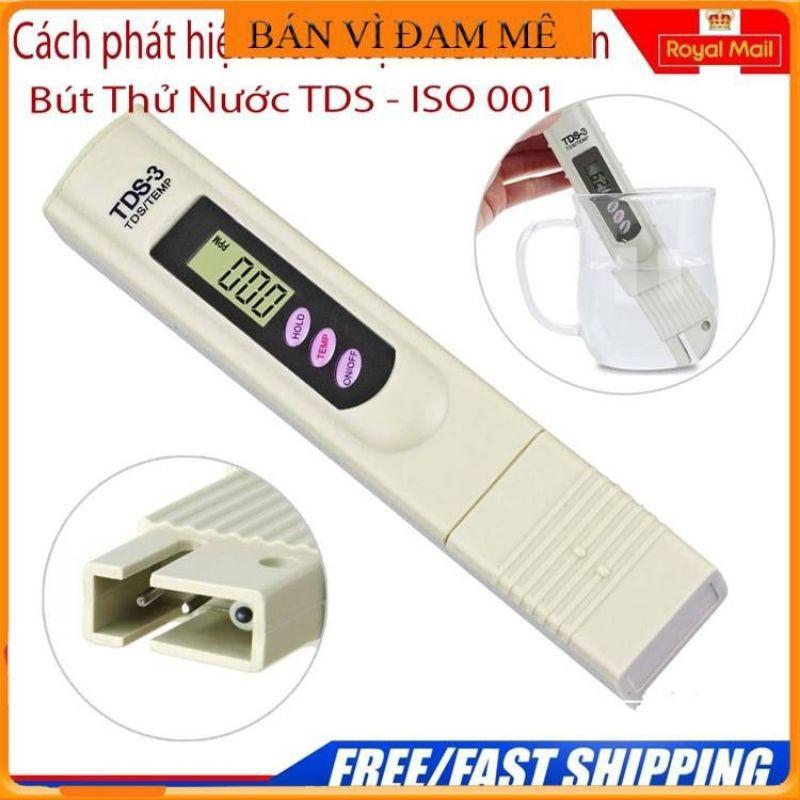 Bút đo nước sạch sinh hoạt, nước hồ cá, tép - Bút đo thử nước sạch độ chính xác cao, tiện lợi, dễ sử dụng.