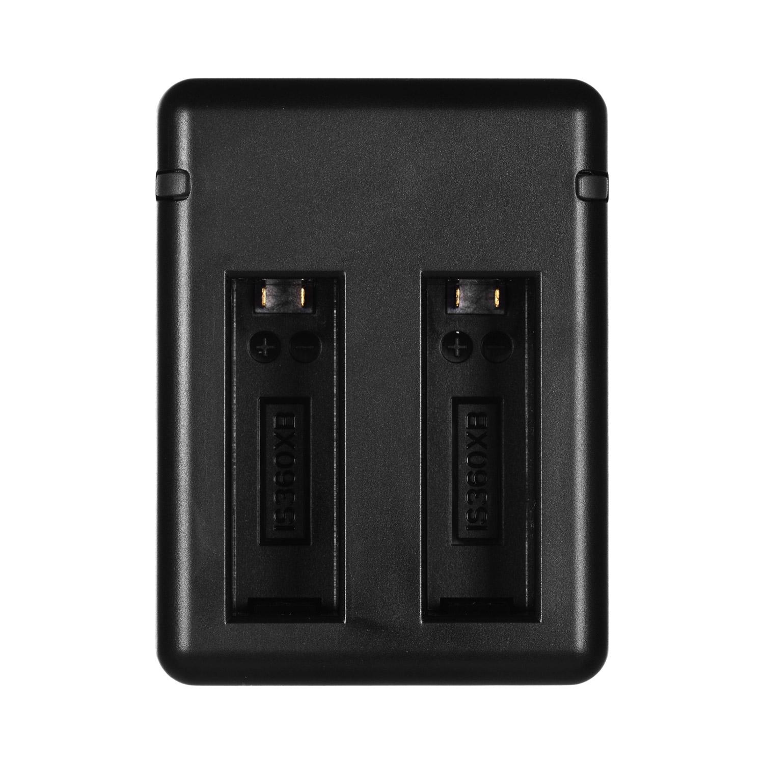 Bộ sạc pin máy ảnh khe cắm kép di động với đèn báo cáp USB Tương thích với pin máy ảnh Insta360 one X