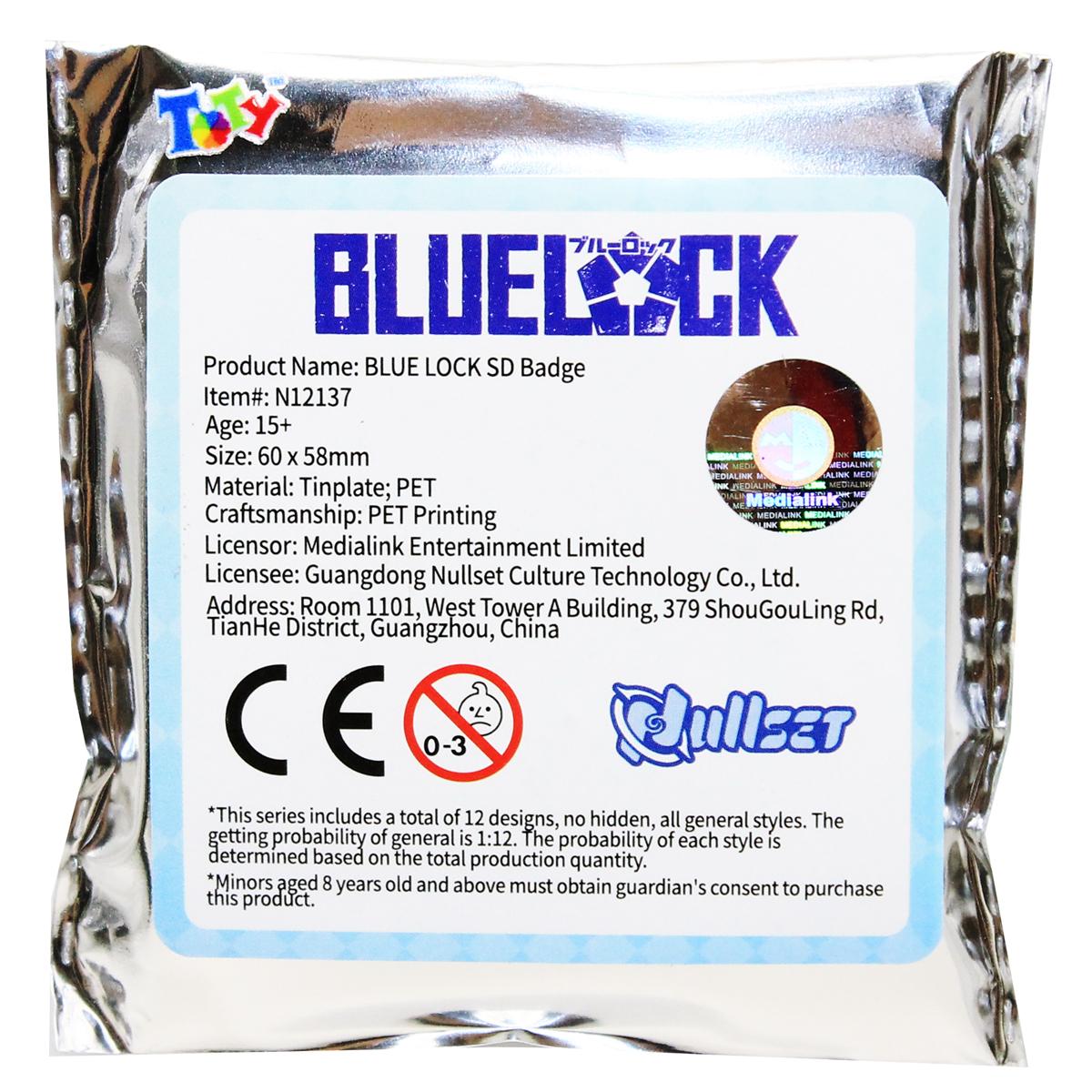 Huy Hiệu Trang Trí Bluelock - SD - Nullset - ToTy NB24 (Mẫu Sản Phẩm Bên Trong Là Ngẫu Nhiên)