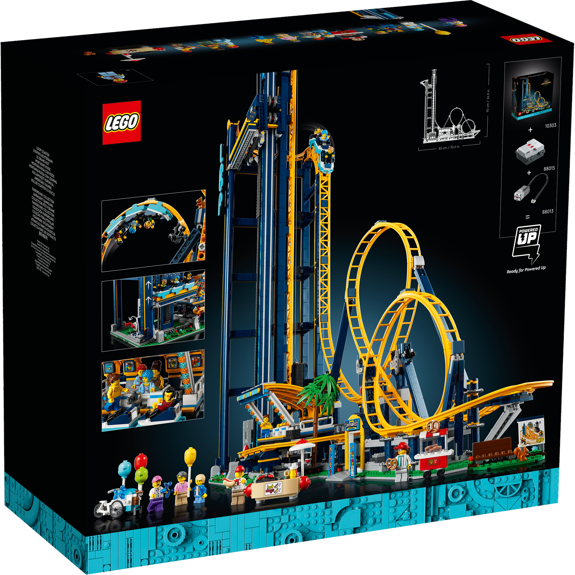 LEGO Adults 10303 Tàu Lượn 2 Vòng Lặp Siêu Tốc (3756 Chi Tiết)