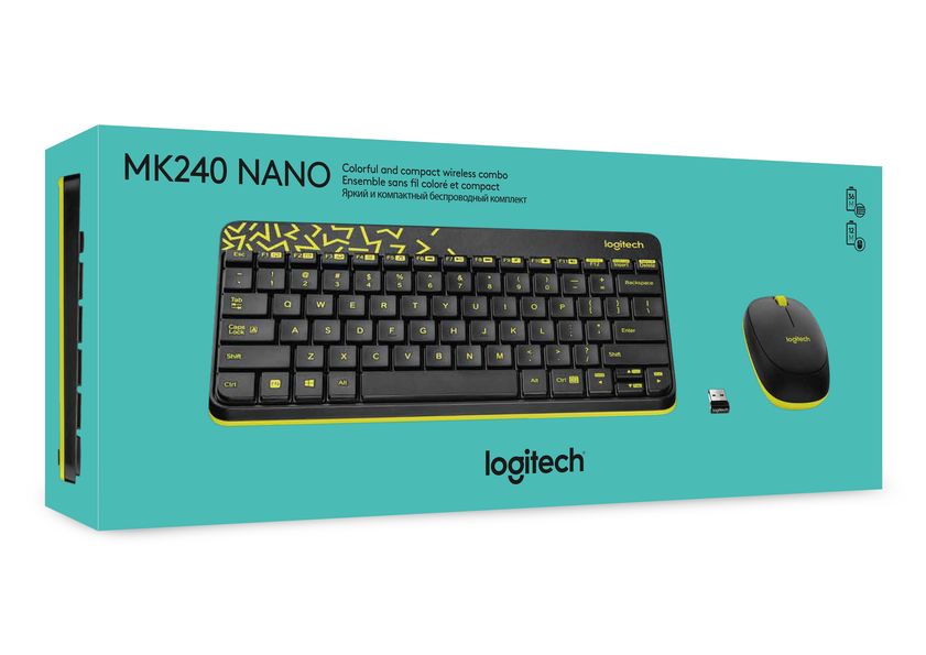 Bộ bàn phím chuột LOGITECH MK240