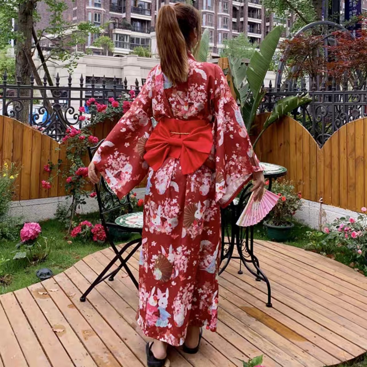 Bộ Đồ Kimono Nữ Truyền Thống Nhật Bản