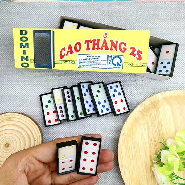 Bộ đồ chơi cờ Domino bằng nhựa