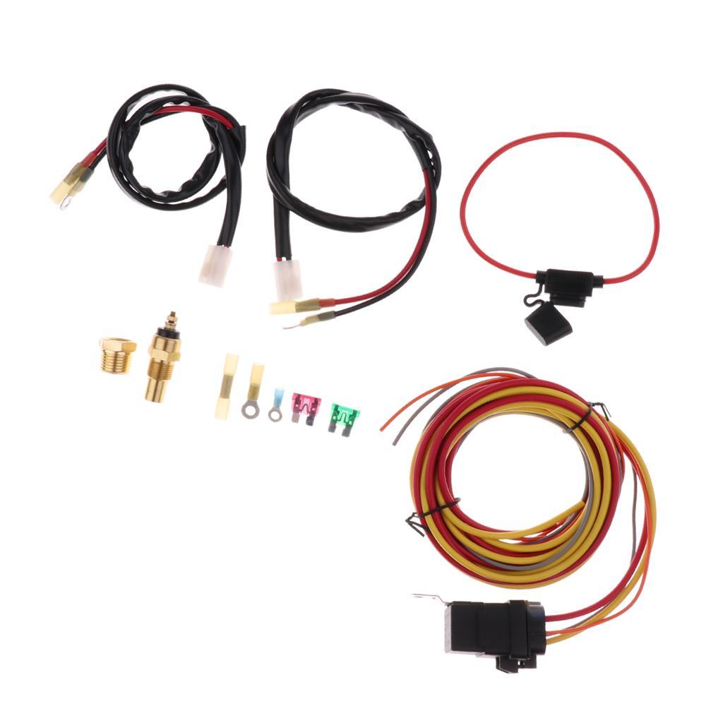 High Quality Electric Cooling Fan Wiring Install 185/165 Thermostat Relay