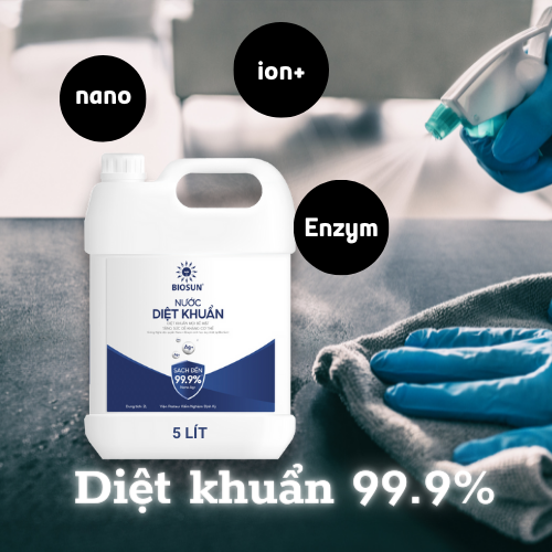 Nước diệt khuẩn không cồn BIOSUN GOLD 5 lít