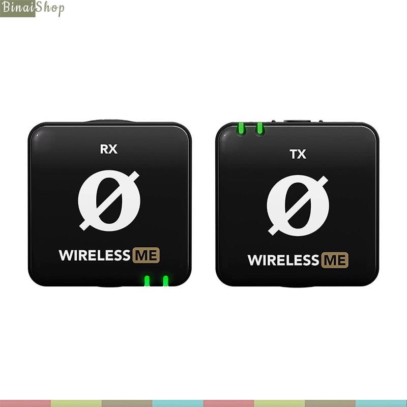 Rode Wireless ME - Micro Cài Áo Không Dây 2.4GHz, Tương Thích Nhiều Thiết Bị Cho Podcast, Quay Tiktok, Phỏng Vấn - Hàng chính hãng