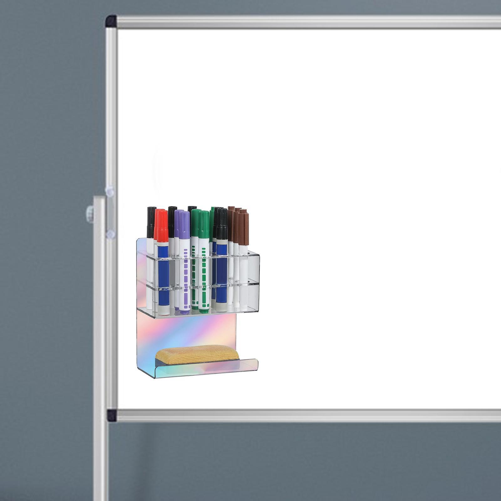 Wall Mounted Marker Holder 15 Slot Marker Organizer Stand for Organization