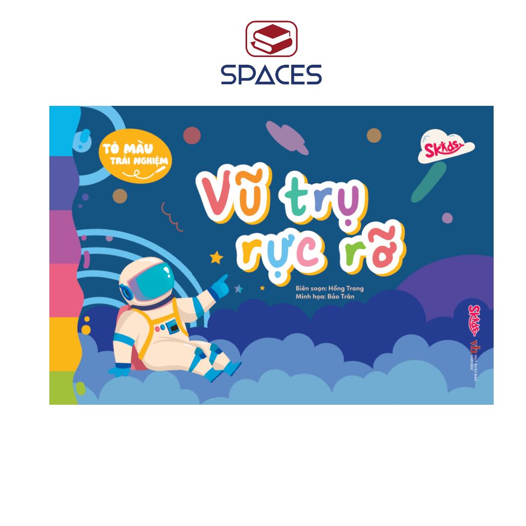 Sách -Tô Màu Trải Nghiệm - VŨ TRỤ RỰC RỠ - SKIDS