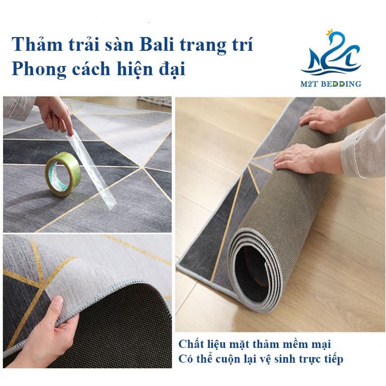 Thảm trải sàn phòng ngủ, phòng khách M2T Bedding, thảm trang trí tết vintage size lớn