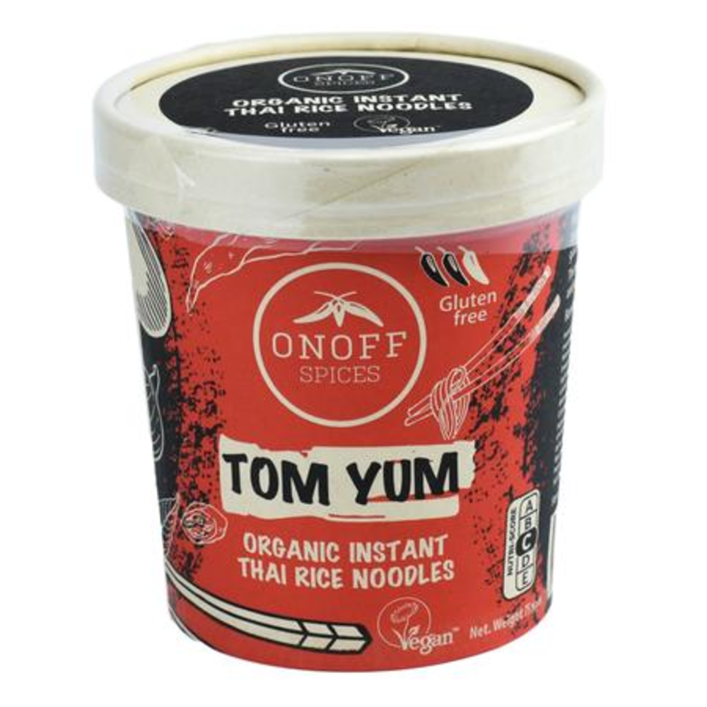 Mì gạo ăn liền vị tom yum Thái hữu cơ OnOff 75g