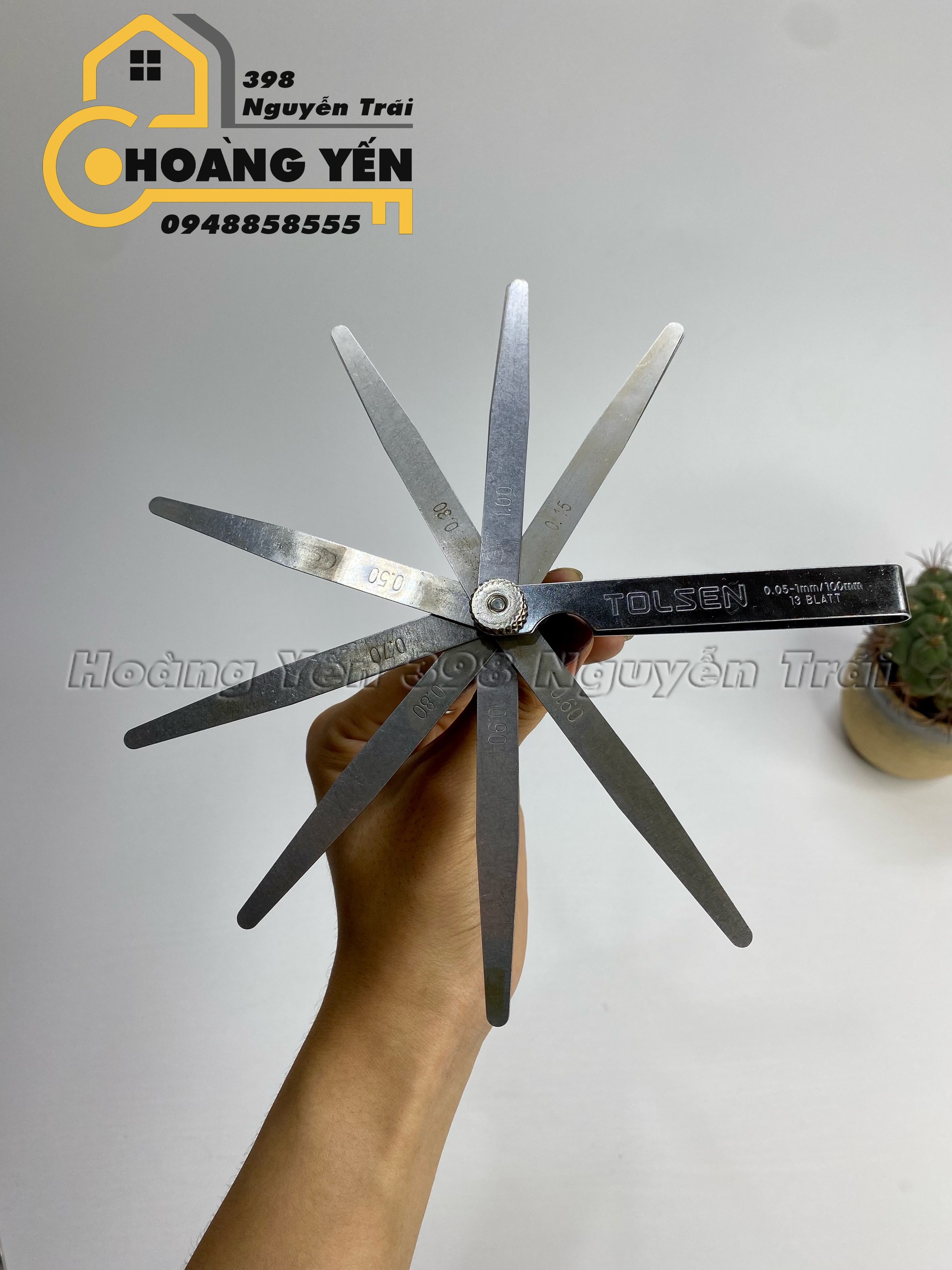 Bộ thước lá Tolsen 35044 loại 13 lá - Khóa Hoàng Yến 398 Nguyễn Trã