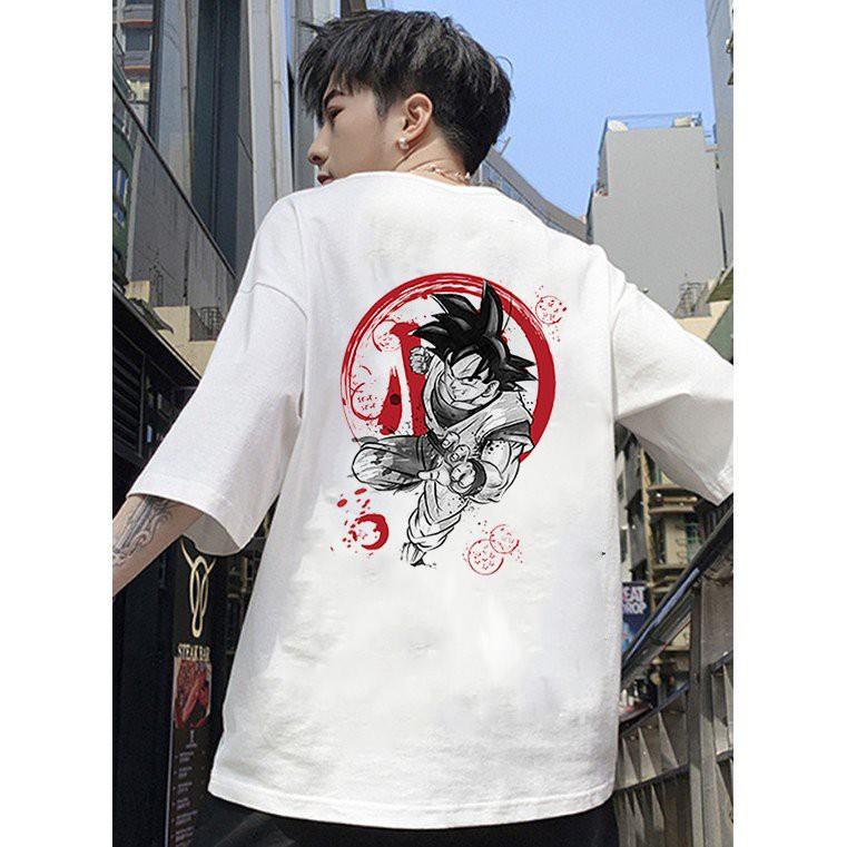 Áo thun unisex form rộng họa tiết SON GOKU cực ngầu