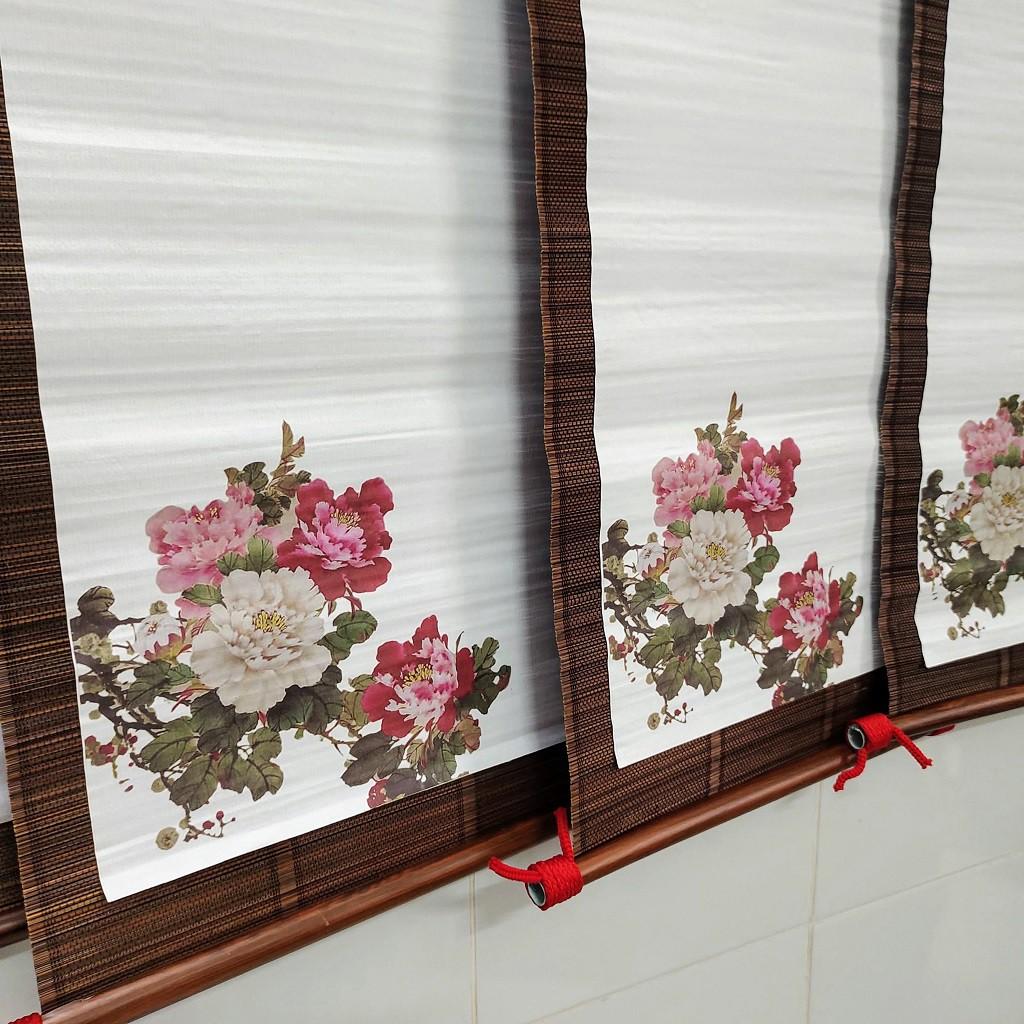 Mành tre luyện viết vẽ thư pháp rẻ vô địch, nhiều mẫu tùy chọn (30cm x 70cm)