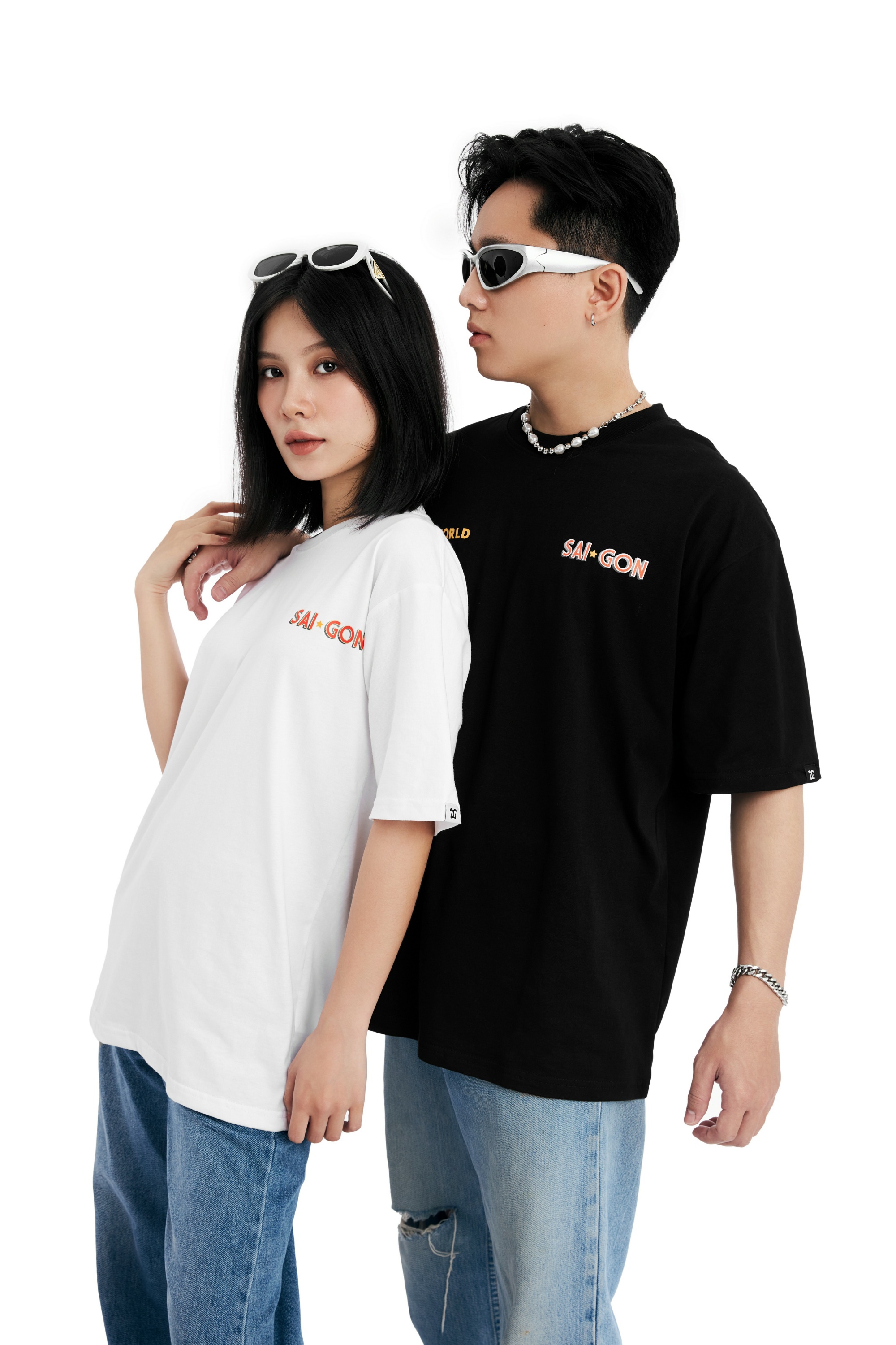 Áo thun Teeworld Saigonese Cô Ba Version 2 Form Rộng Nam Nữ Unisex