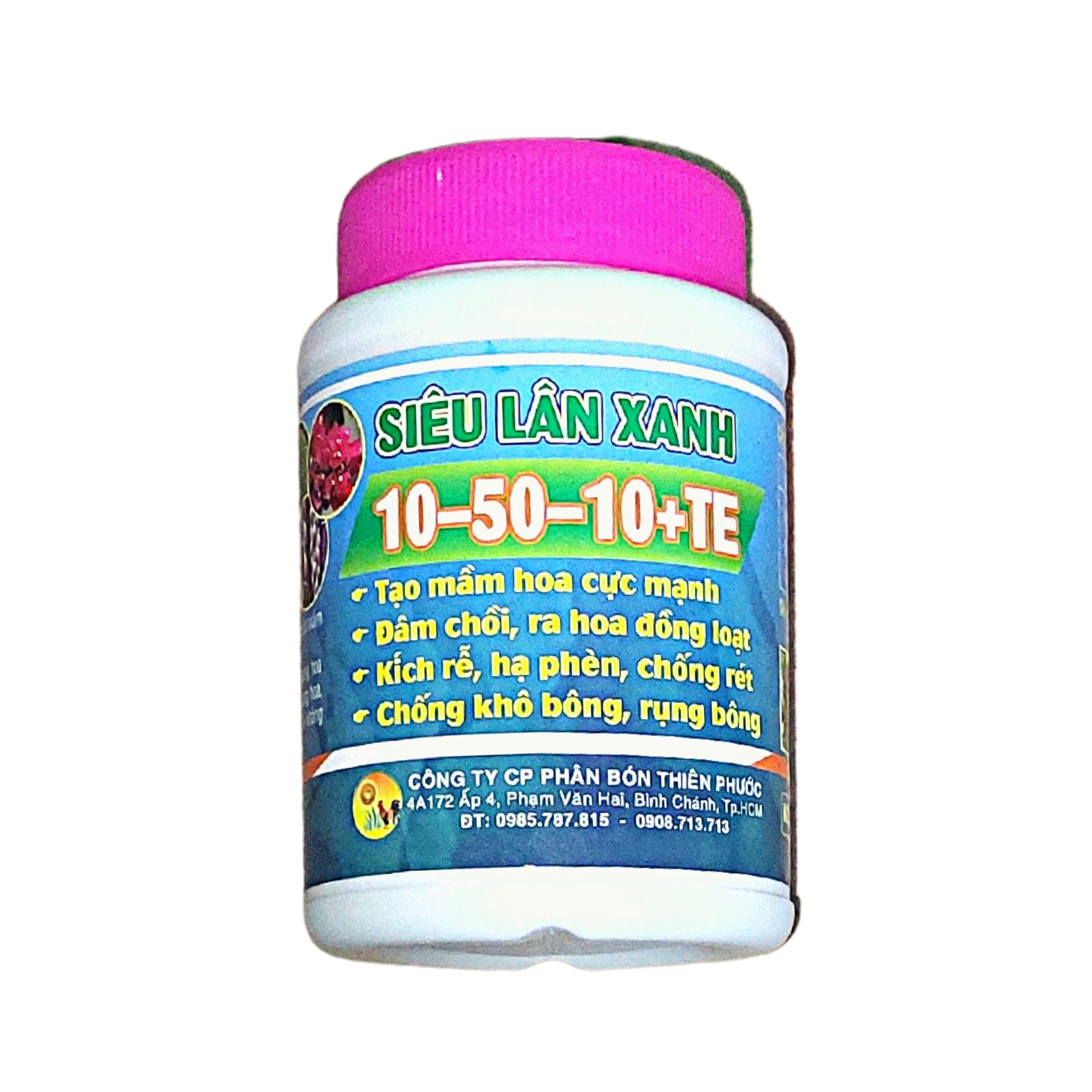 Phân bón lá NPK Siêu Lân Xanh 10-50-10+TE Hủ 100g - Mập nụ, To bông, Ra rễ, Hạ phèn - Cây Xanh Store