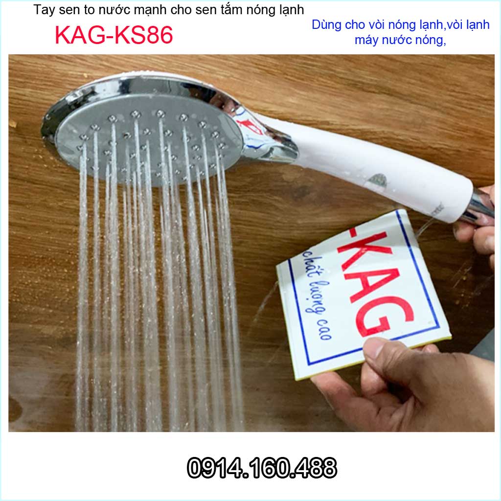 Vòi sen tắm KAG-KS86 trọn bộ có dây, best sales shower head vòi hoa sen tia nước mạnh sử dụng tốt