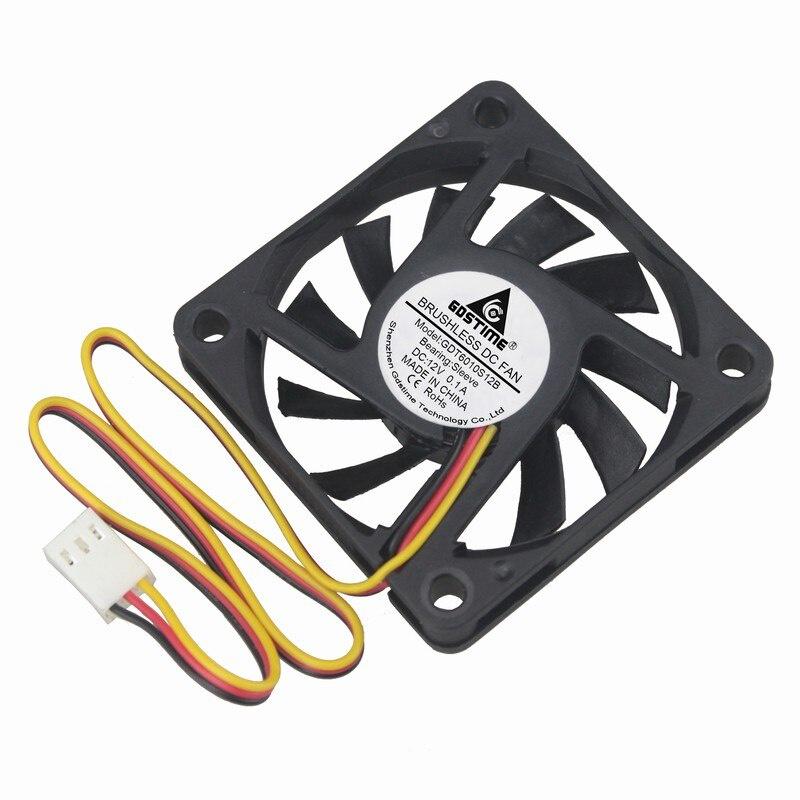 1 pcs Gdstime 3Pin DC 11V 6cm 60x60x1mm Computer PC Brushless Cooling Cooler Fan 60mm x 1mm 601