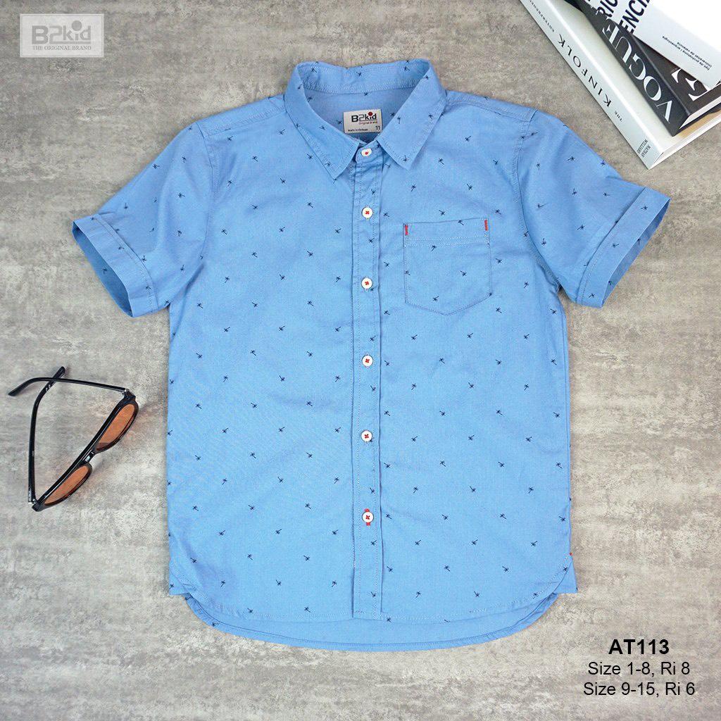 Áo sơ mi ngắn tay họa tiết thời trang mùa hè A029