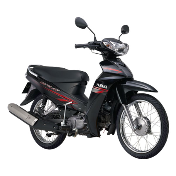 Xe Máy Yamaha Sirius Bánh Căm Phanh Cơ - Đen