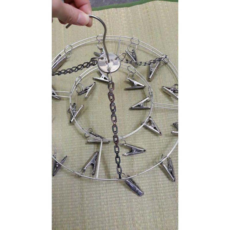 Móc tròn,móc chùm inox treo quần áo