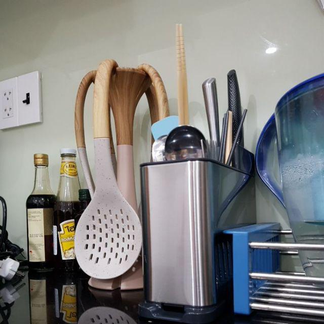 Kệ đựng dao, đũa, thìa Cao cấp kệ nhà bếp Giá kệ để dao inox