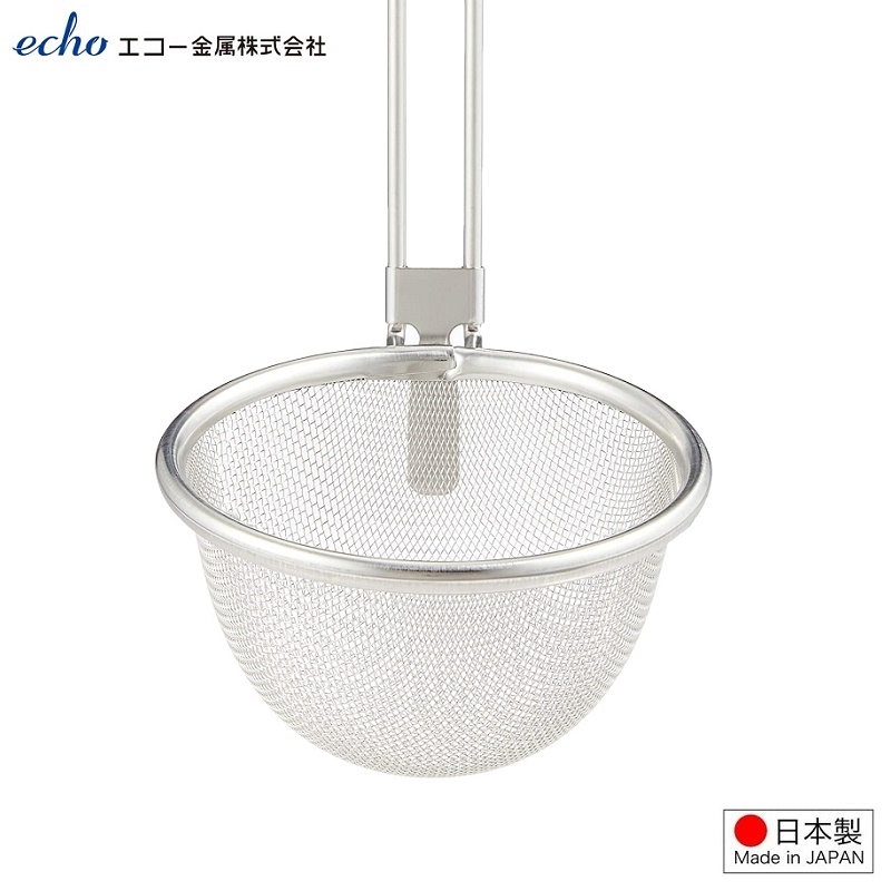 Muôi vớt/ nhúng inox Echo Metal size nhỏ Φ70mm - Hàng nội địa Nhật Bản