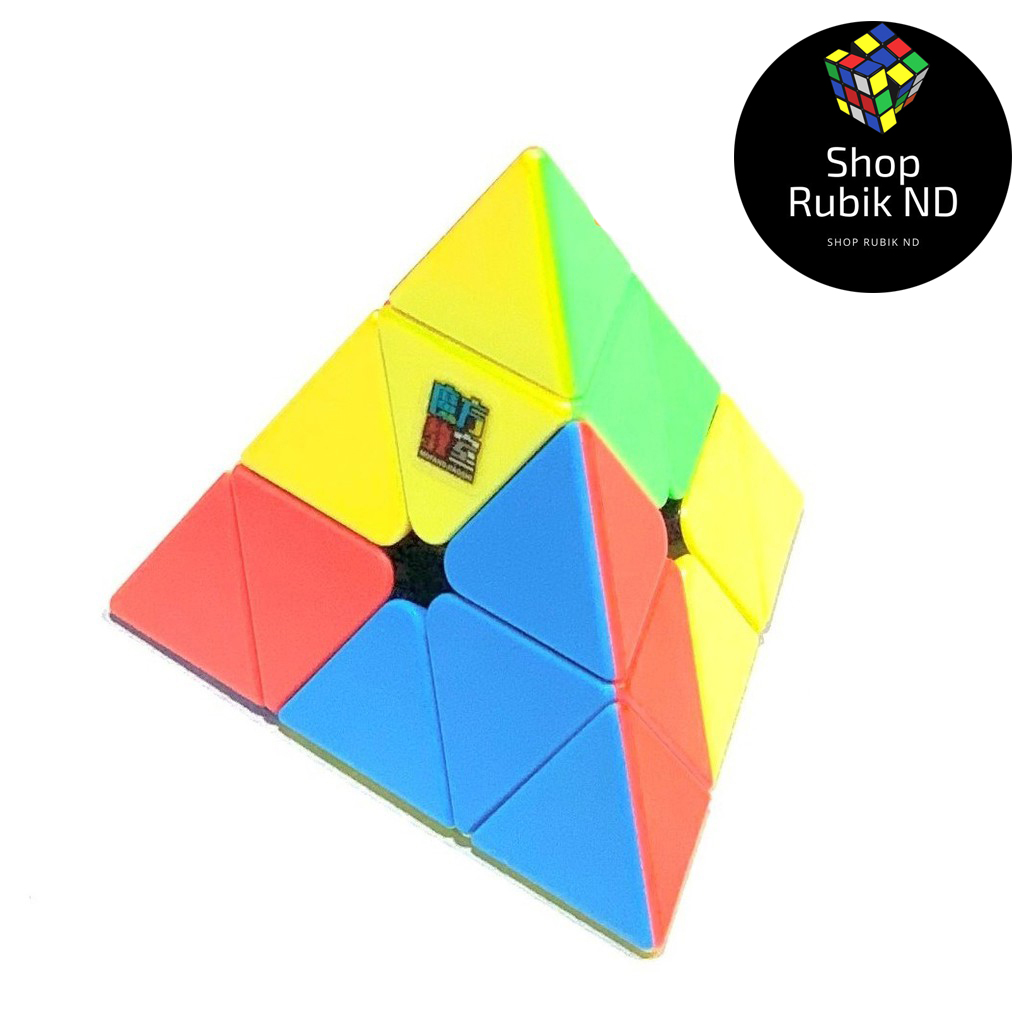 Rubik Tam Giác Pyraminx 3x3 Cao Cấp - Tặng Đế Kê Rubik Siêu Xịn