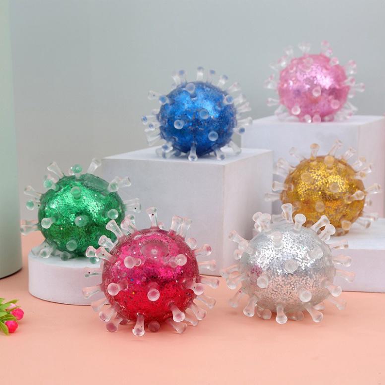 Squishy con vjrus C0R0NA Mochi mềm mịn dễ thương chân thực giảm stress co dãn đàn hồi ngộ nghĩnh bóp giải trí