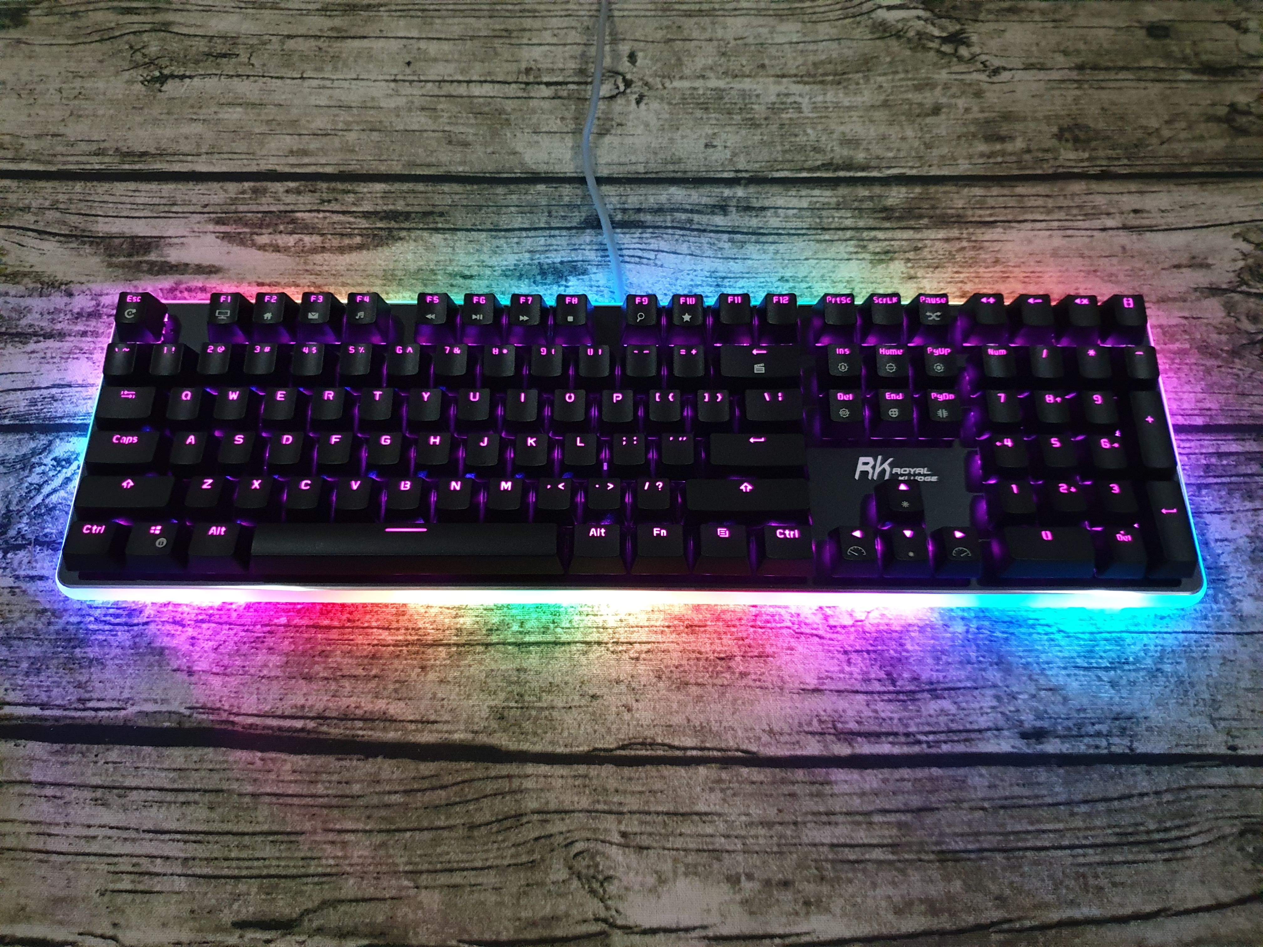 Royal Kludge RK918 RGB Đen - Hàng Nhập Khẩu