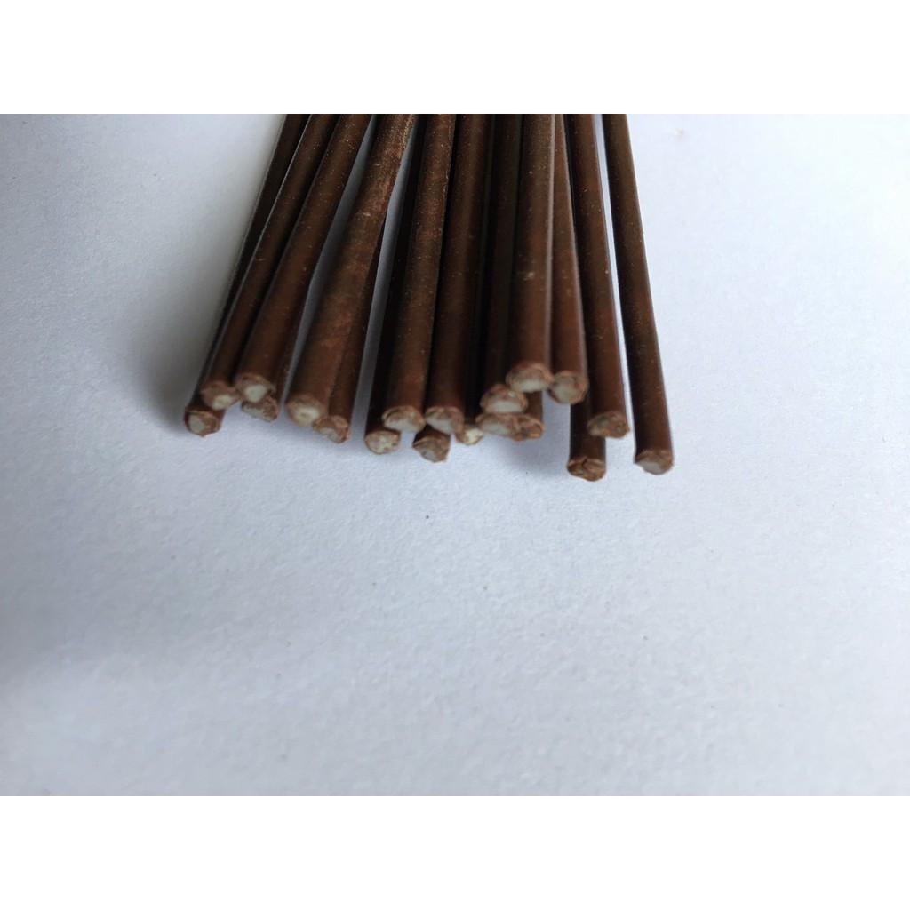 Cây kẽm bọc nhựa uốn cành lan, que cắm cành lan hồ điệp que uốn cành lan dài 80cm 1kg
