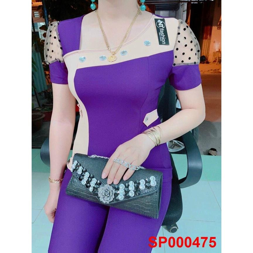 Đồ bộ thun cát hàn mặc nhà-CH4