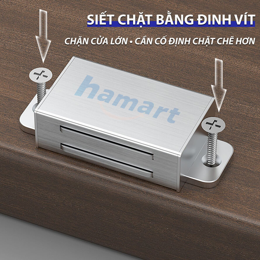 Nam Châm Cửa Ra Vào Keo Dán 3M Bản Lớn Chốt Chặn Giữ Cố Định Ngăn Kéo Tủ Quần Áo Hút Siêu Mạnh
