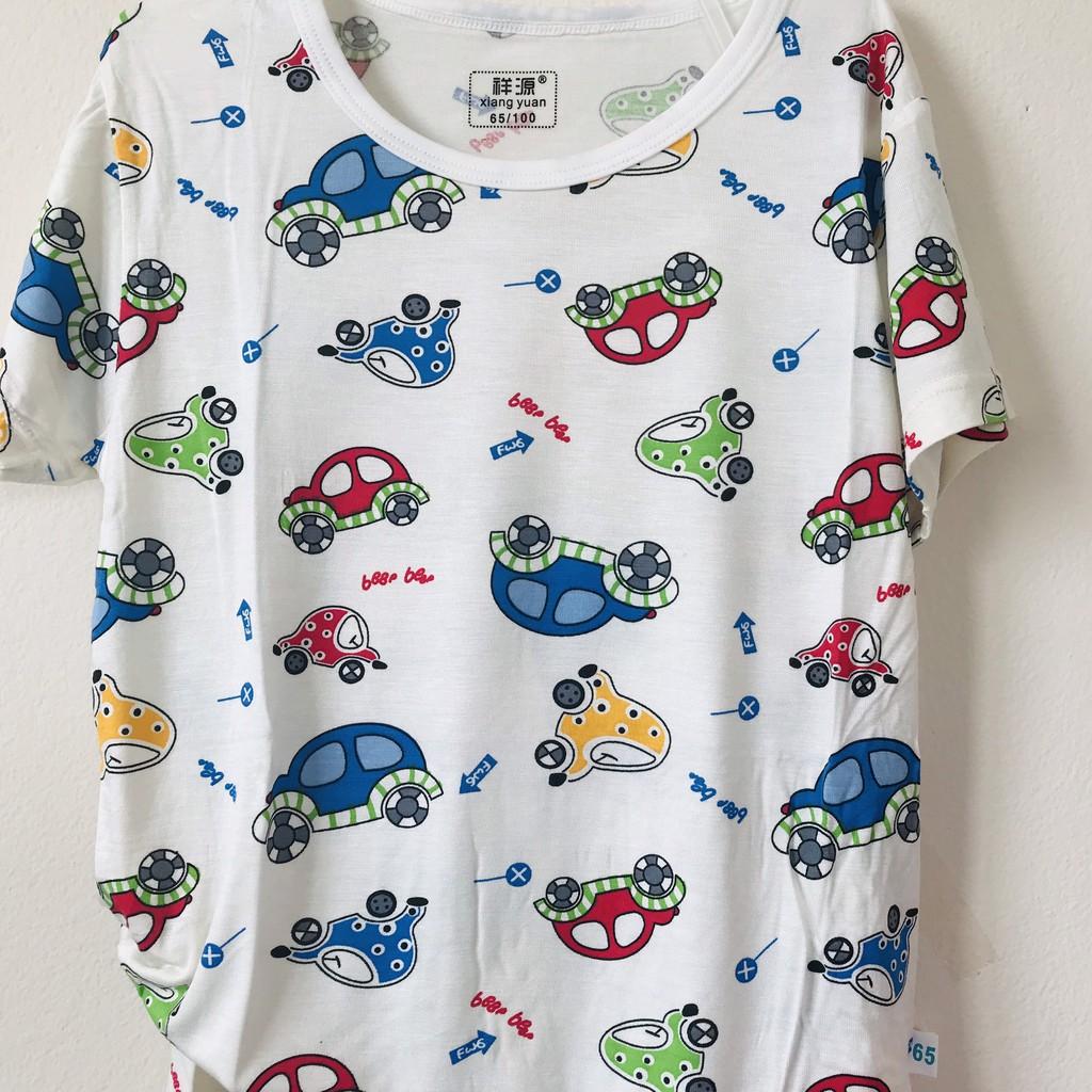 Bộ đồ bé trai cotton giấy siêu mát set trang phục cho bé trai họa tiết siêu dễ thương - Misolkids by huong274