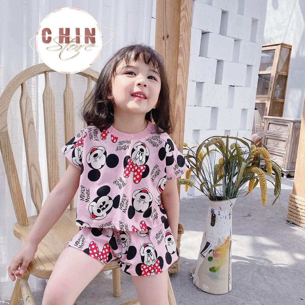 Bộ cotton cao cấp cho bé gái