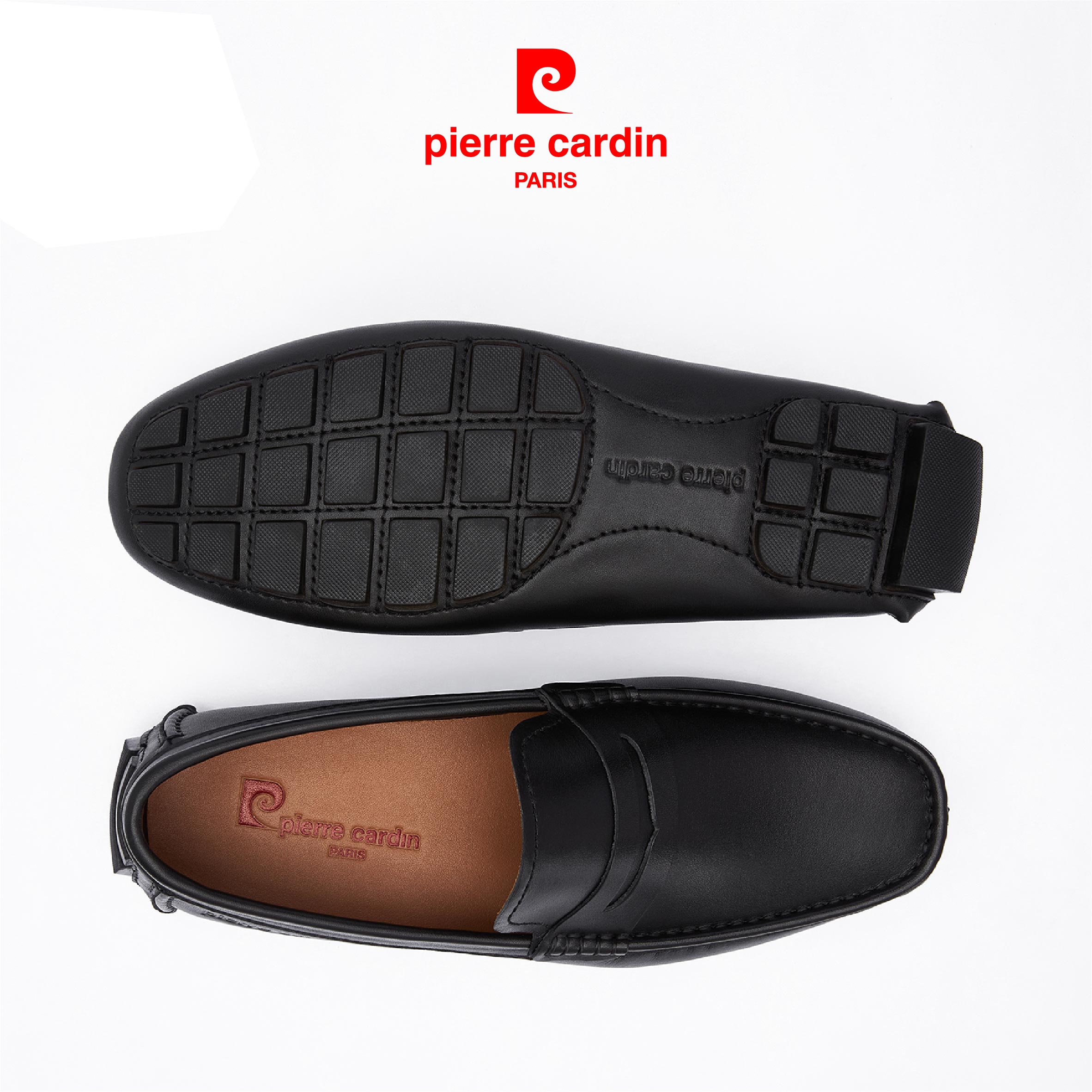 Giày da cao cấp Pierre Cardin PCMFWL 503 - màu đen