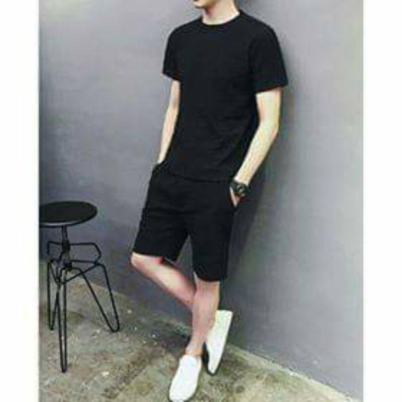 Bộ Quần Áo Đũi Nam Mặc Nhà Mùa Hè Chất Liệu Vải Đũi Mềm Mịn Mát Nhẹ Thoáng Thấm Hút Mồ Hôi Tốt Hai Màu Xám Và Đen