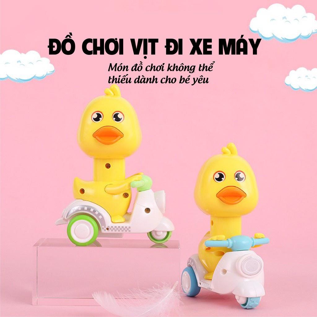 Đồ Chơi Vịt Con Đi Xe Máy, Ấn Là Chạy Lái Xe Ngộ Nghĩnh đáng yêu