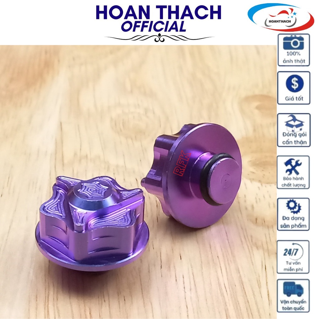 Ốc Chảng Ba Tím dùng cho xe máy Rader - Satria ( 2 Con Nhỏ ) HOANTHACH SP017545