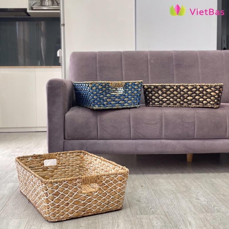 Khay lục bình VIETBAS hình chữ nhật MAU20