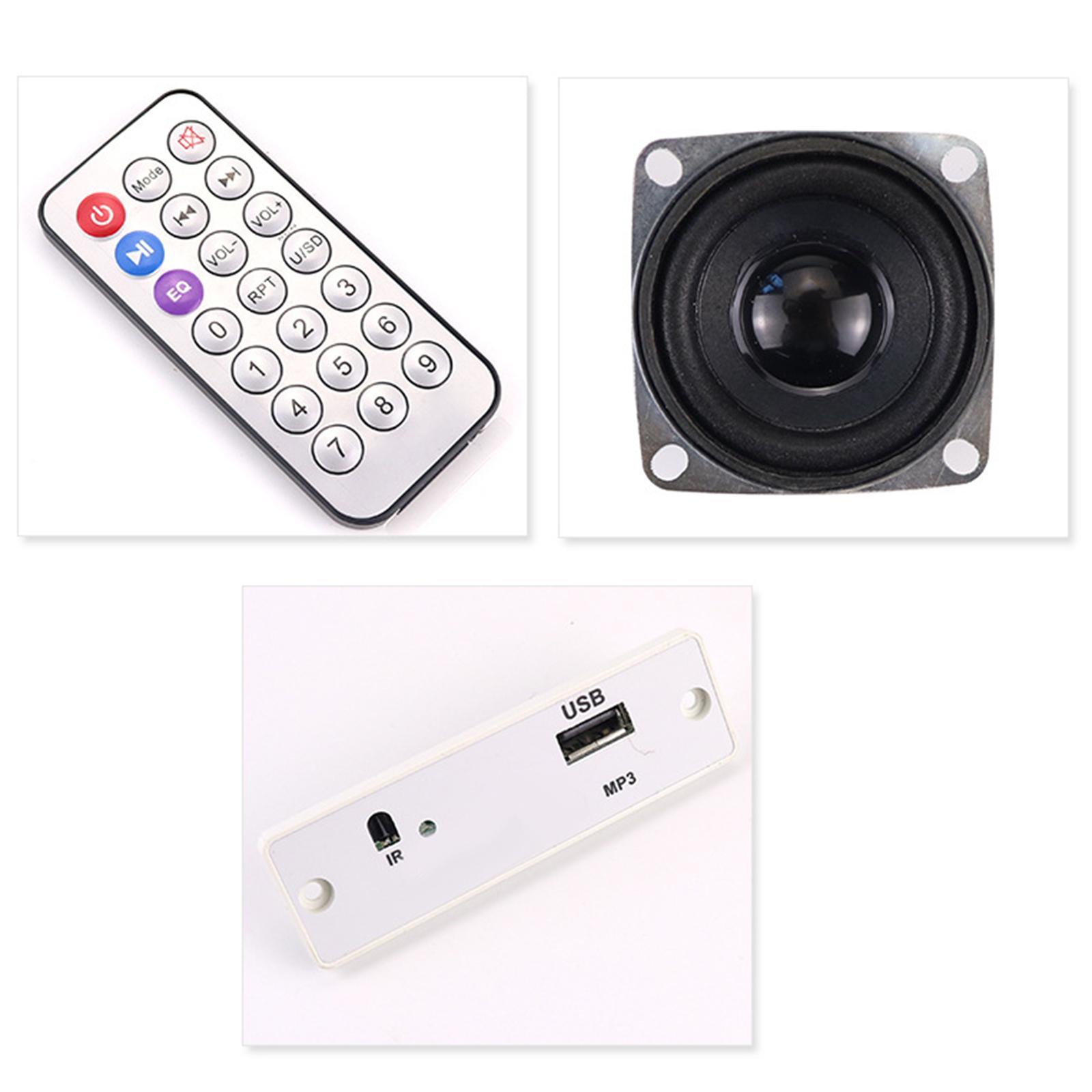 DIY Bluetooth Speaker Kit, Teaching Practice Set 2 x 3W Speakers Practice Solder Assembly Component