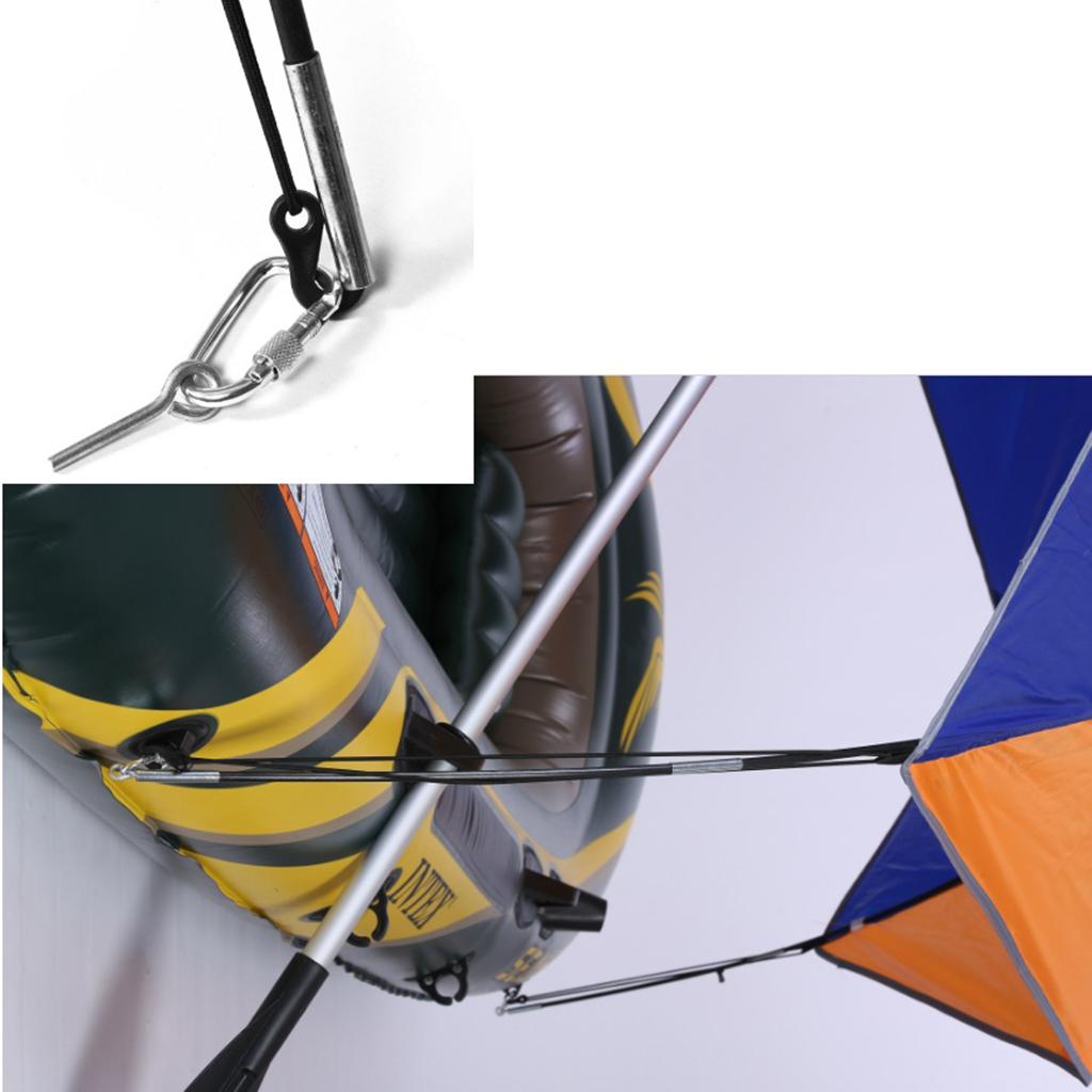 3/4 Person Waterproof Inflatable Boat Kayak Canopy Awning Sun Shade Shelter Tent