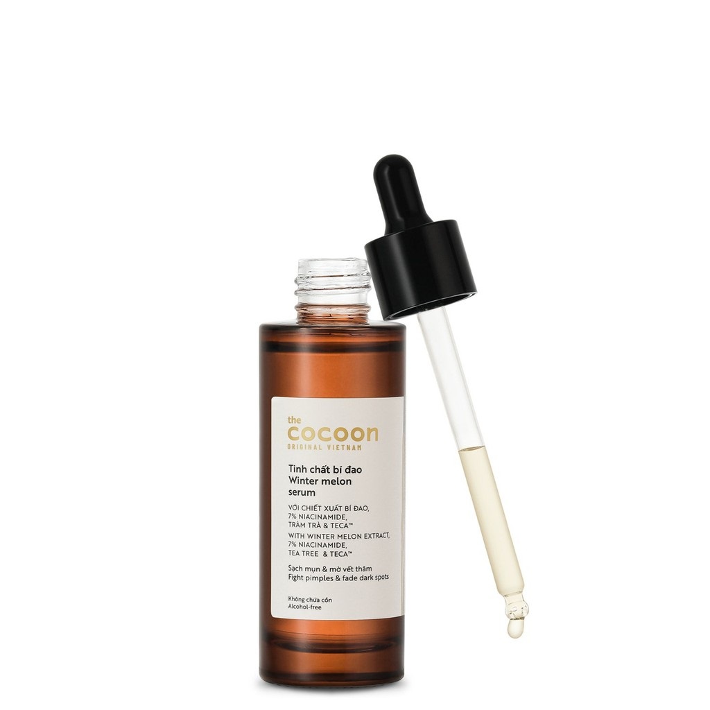 Tinh chất bí đao Cocoon sạch mụn chuyên sâu, mờ vết thâm 70ml