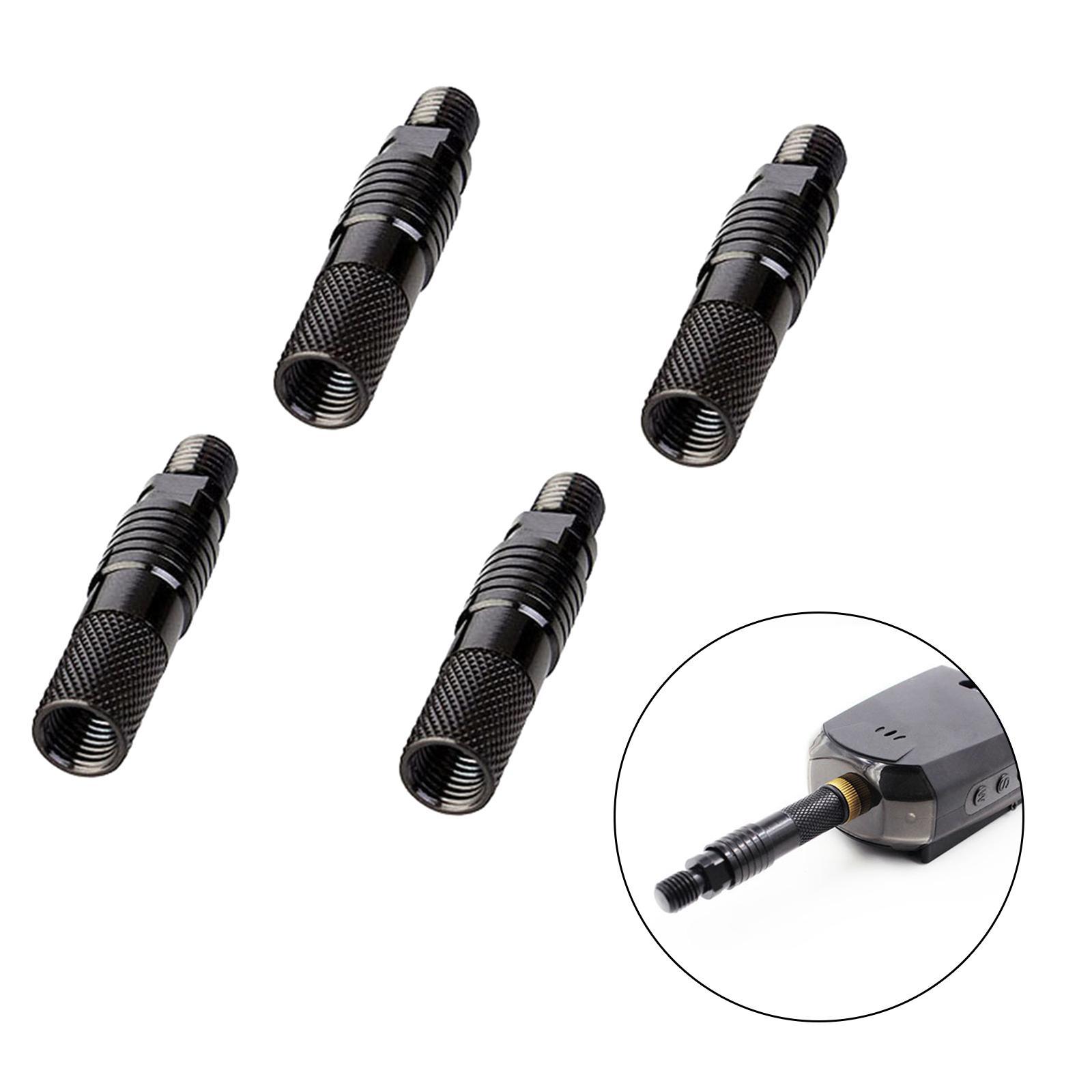 4 Pieces Stick Rods Pod Connector Metal Fishing Tools Fishing Alarm Adapter