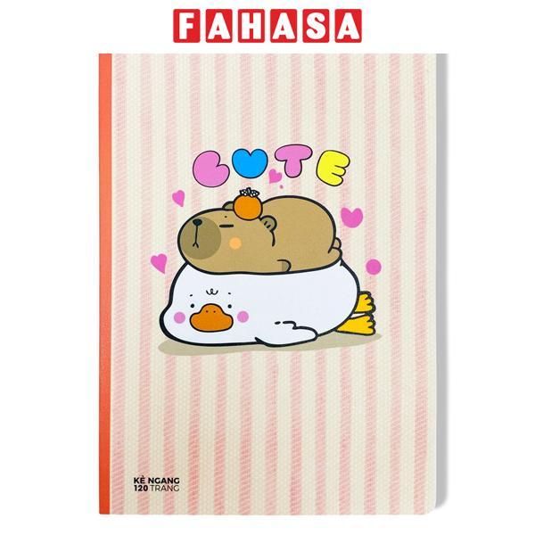Tập Sinh Viên Capybara - Kẻ Ngang - 120 Trang 100gsm - The Sun 02
